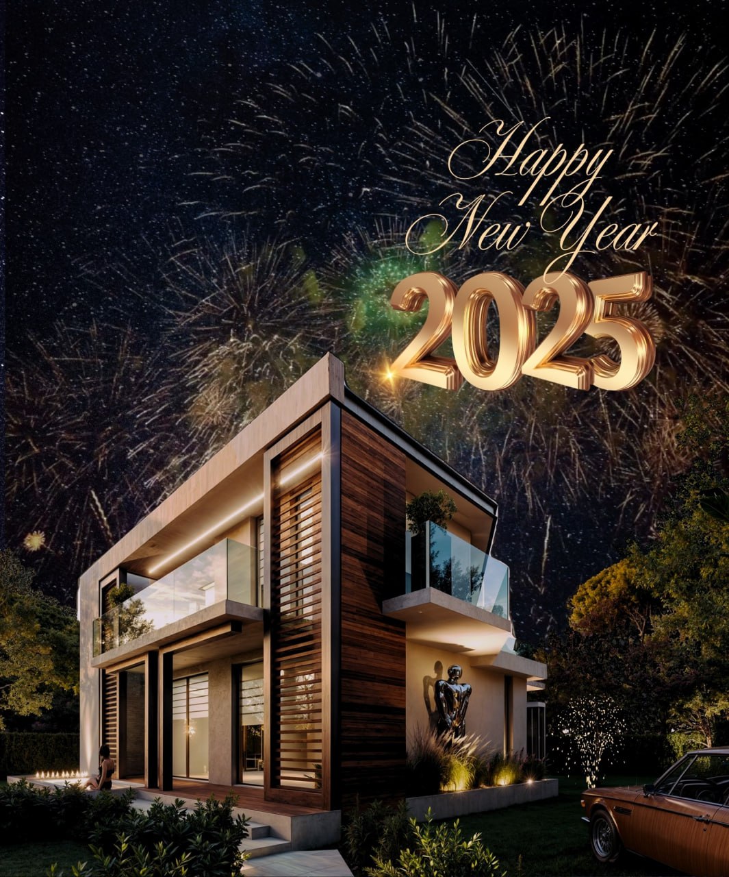 Happy New Year from Exir Properties: Celebrate the Start of 2025 in Forte dei Marmi New Year,2025 New Year